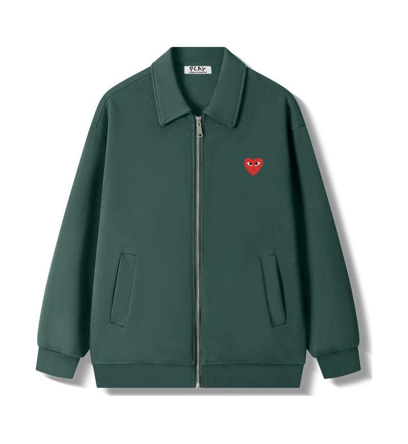 Comme des Garcons Zip Up - Green
