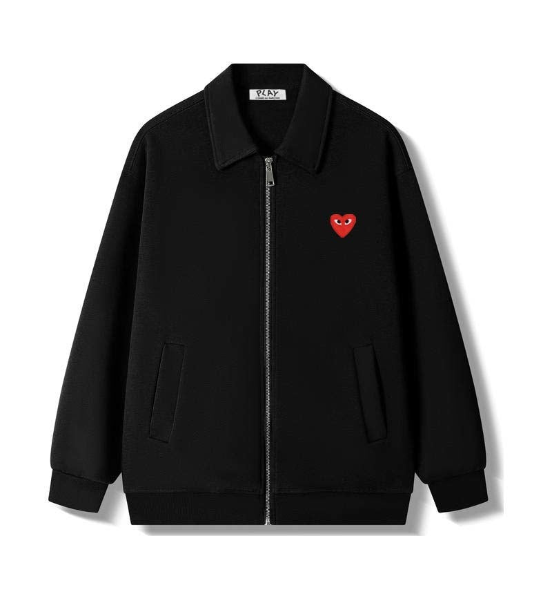 Comme des Garcons Zip Up - Black