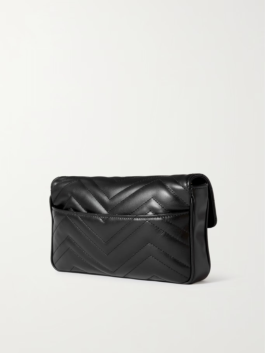 Gucci leather shoulder bag - Black