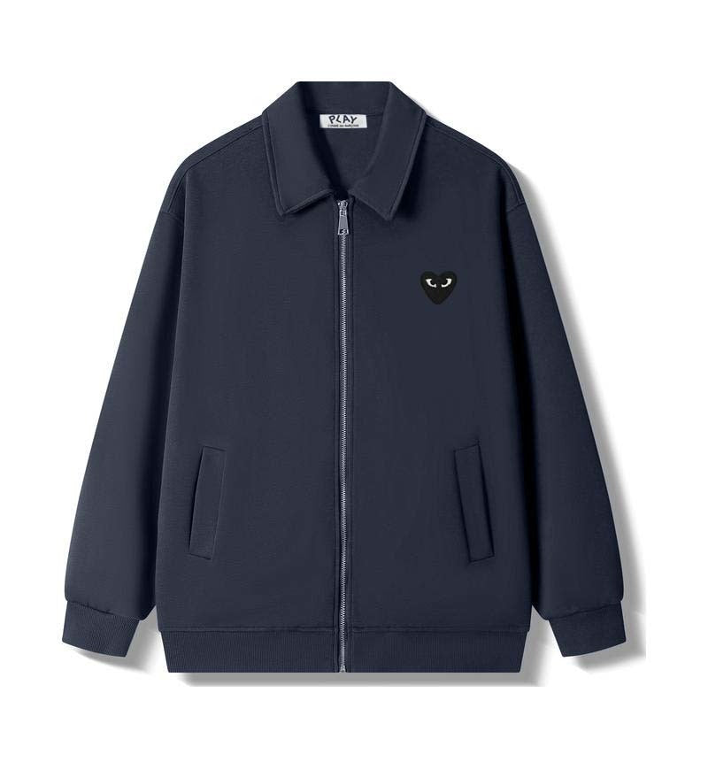 Comme des Garcons Zip Up - Dark Blue