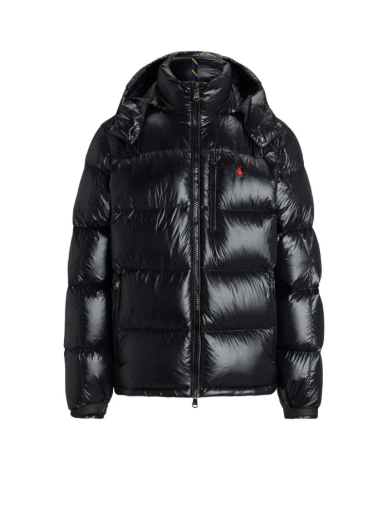 Ralph Lauren Puffer Jacket - Glossy Black