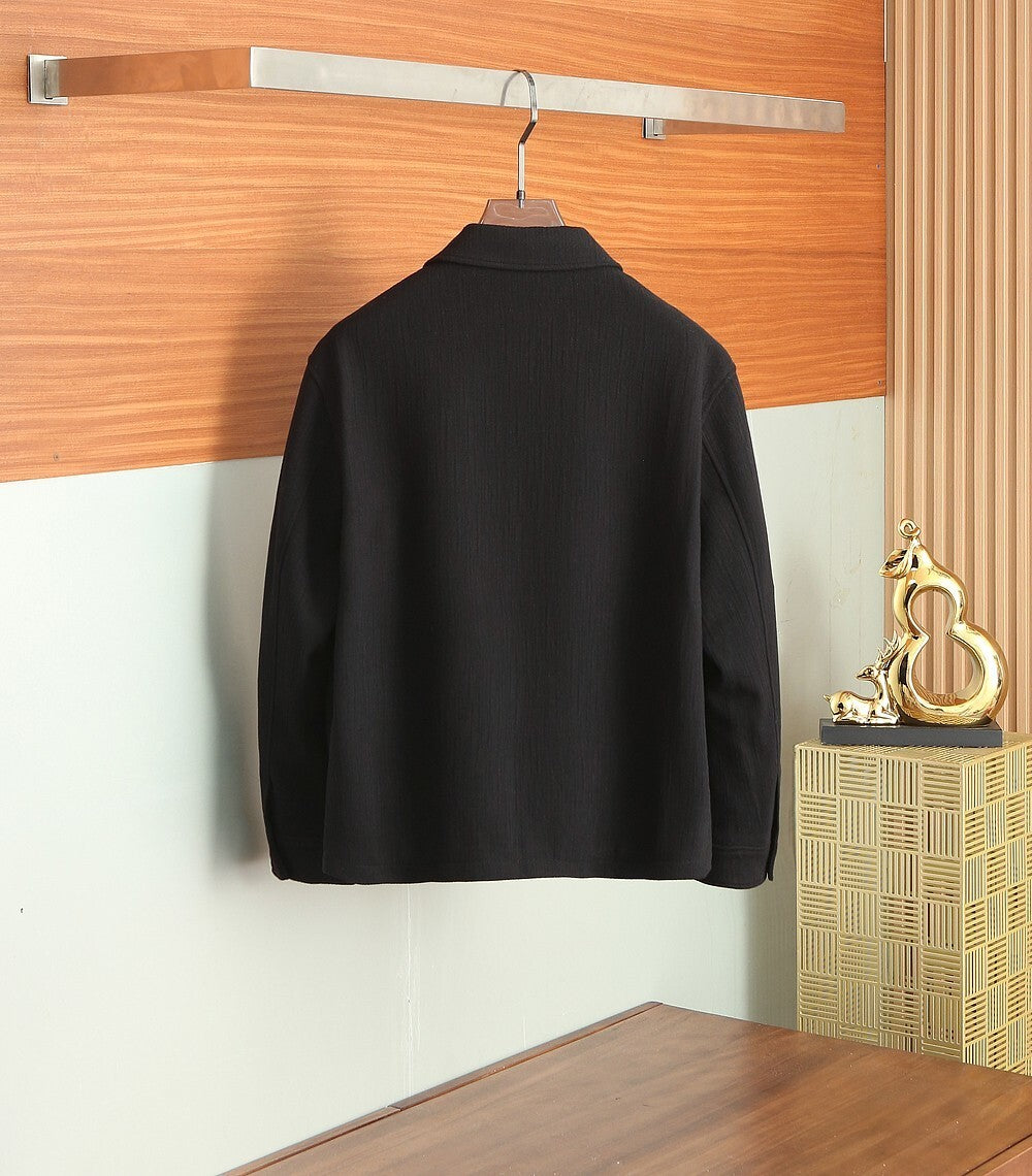 Loro Piana Zip Up - Black