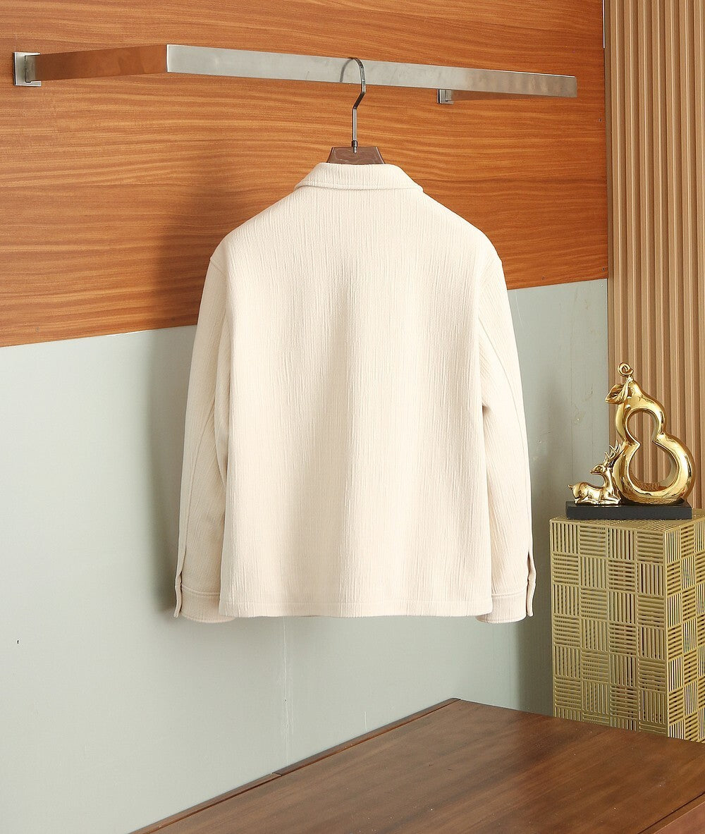 Loro Piana Zip Up - Beige