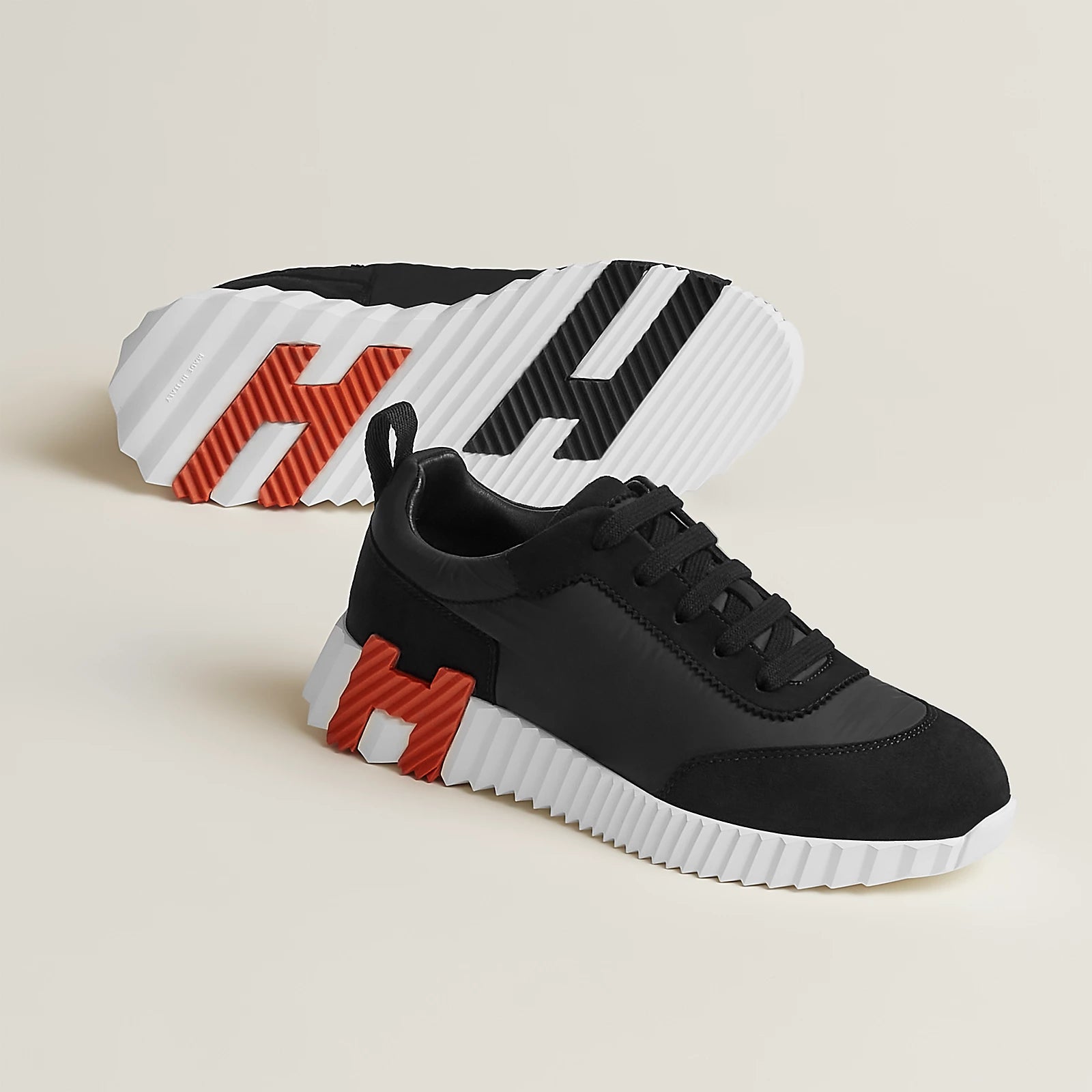 Hermes Bouncing - Black/White/Orange