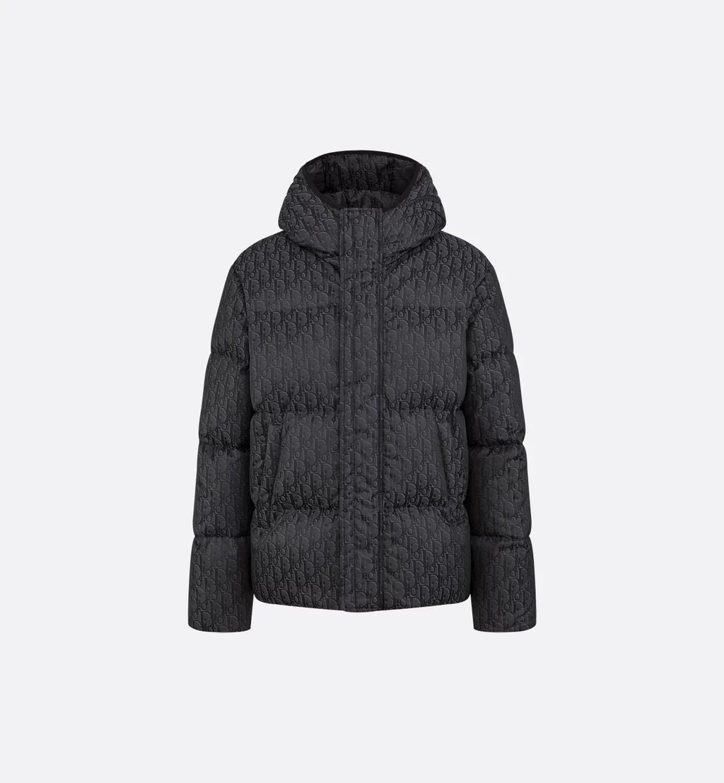 Dior Puffer Jacket Hooded - Black