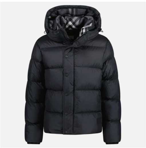 Burberry Puffer Jacket - Black