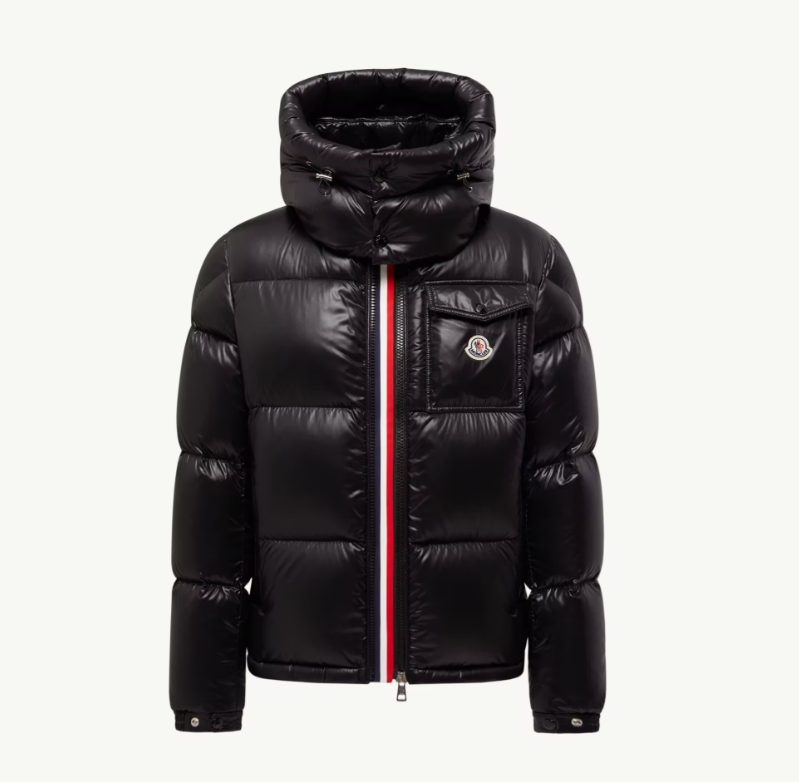 Moncler Montbeliard Hooded Short Down Jacket - Black