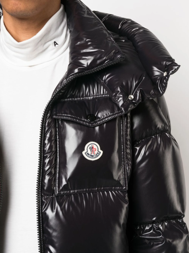 Moncler Montbeliard Hooded Short Down Jacket - Black