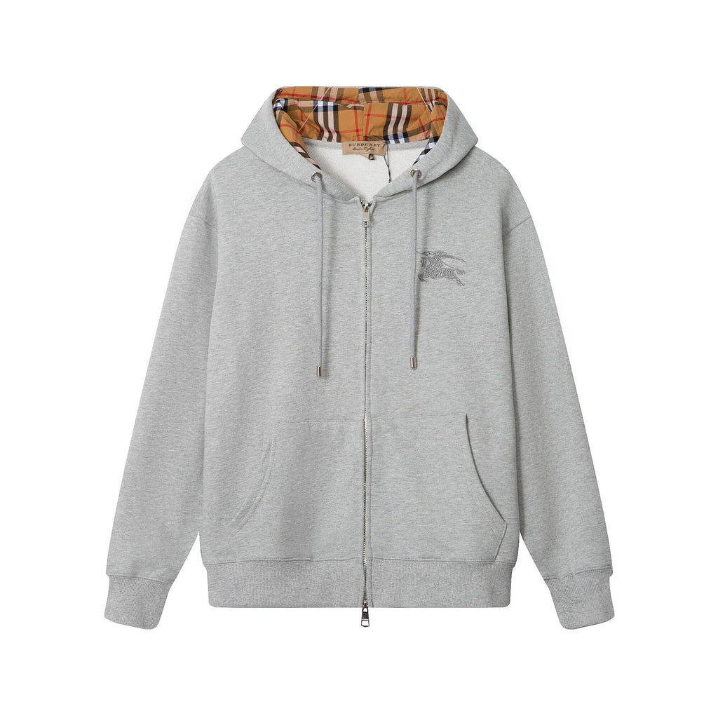 Burberry Zip Up - Grey
